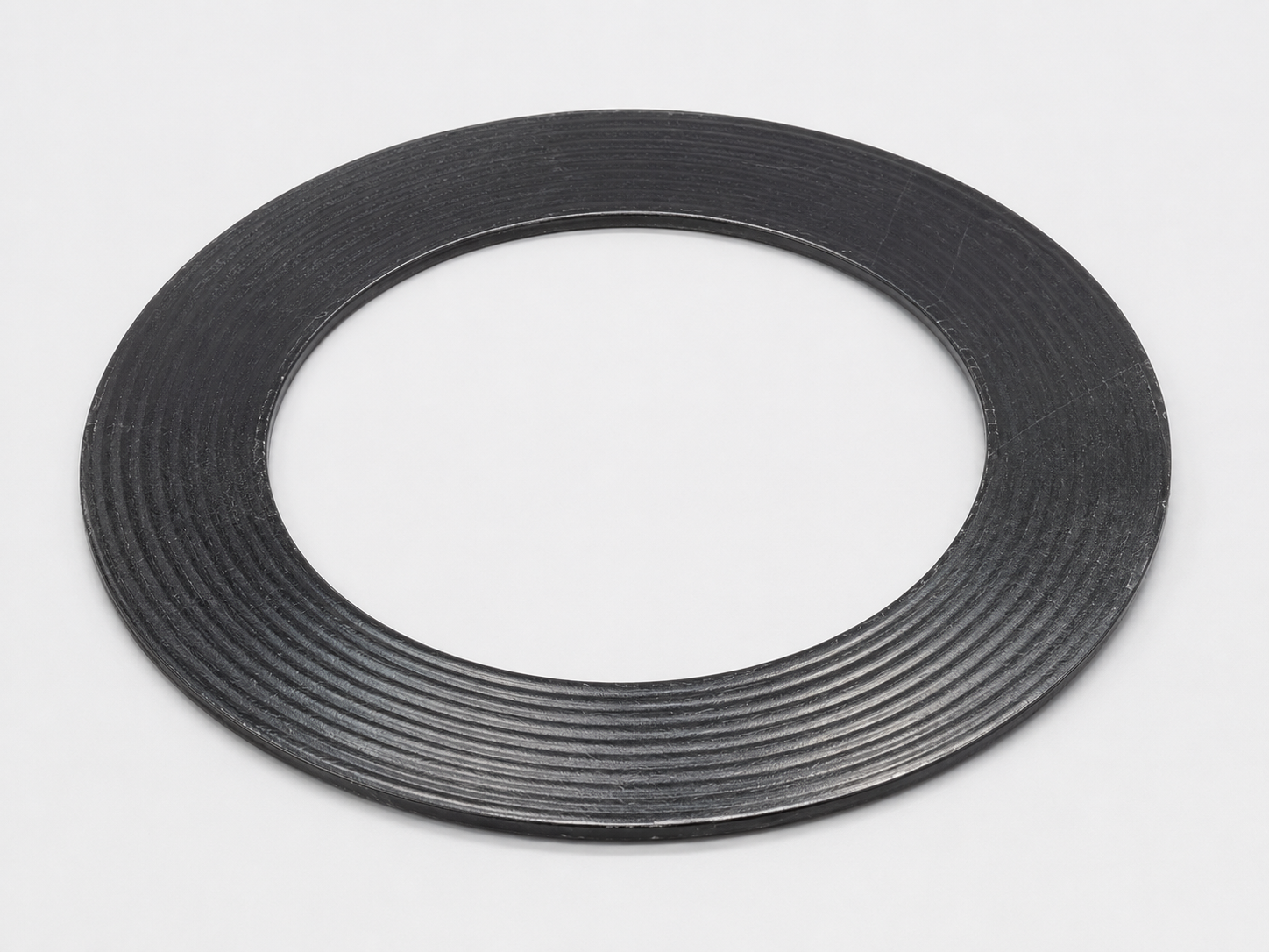 Black graphite industrial ring gasket supplied by Intermech